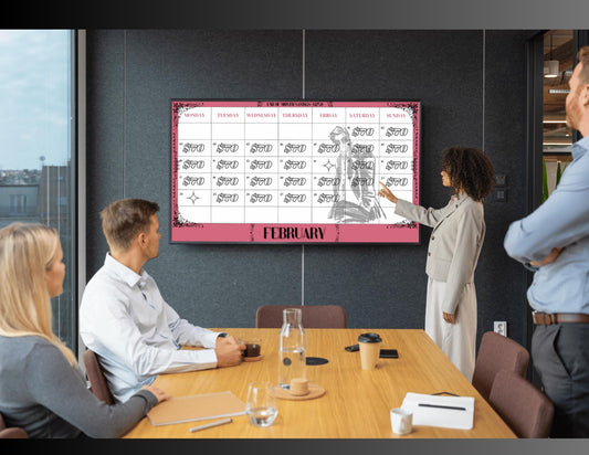 2025 Monthly Savings Calendar | Digital Download Budget Planner | Financial Goal Tracker| Printable Savings Tracker| January |February