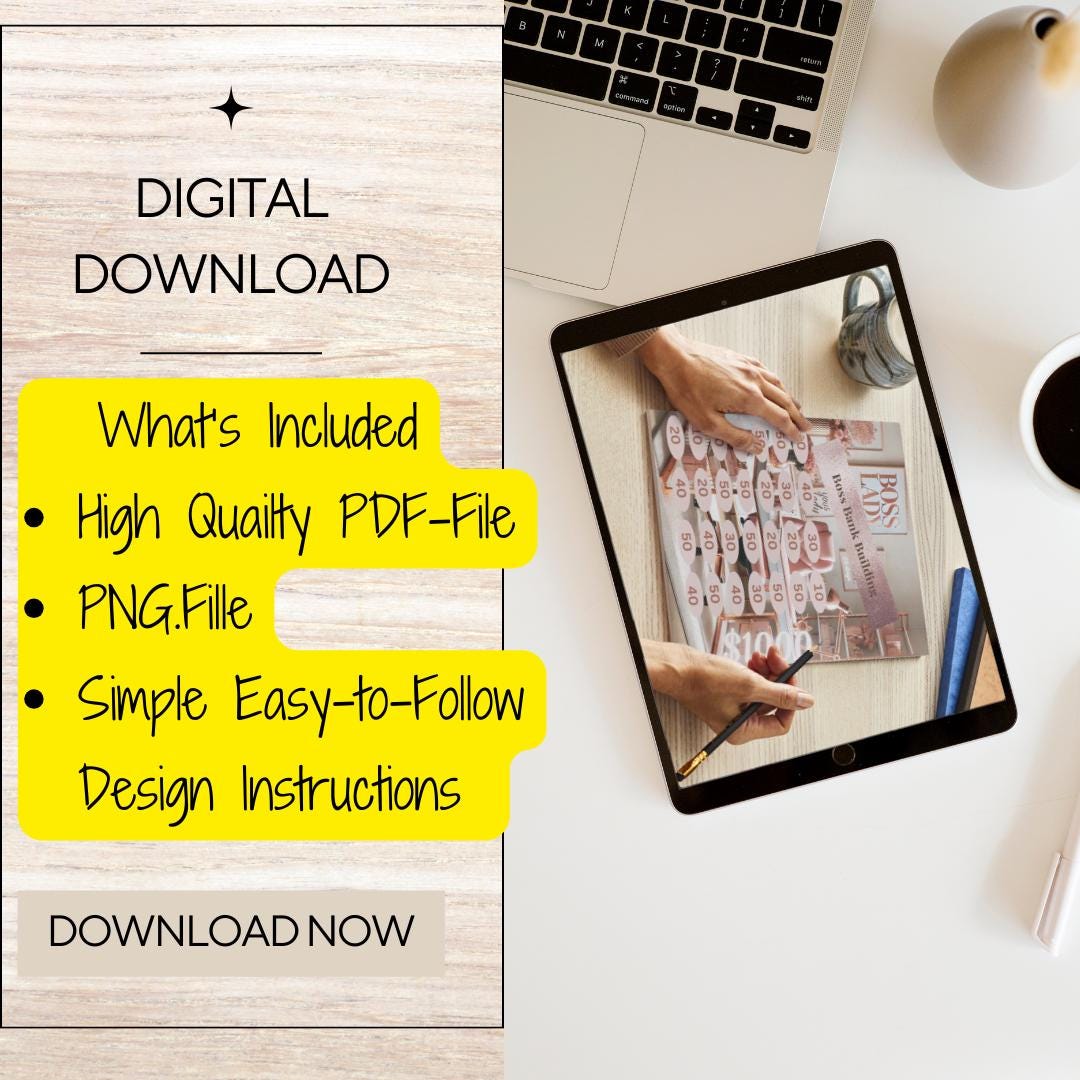 1000 Boss Mode Bank Boost | Savings Challenge PDF | Digital Download