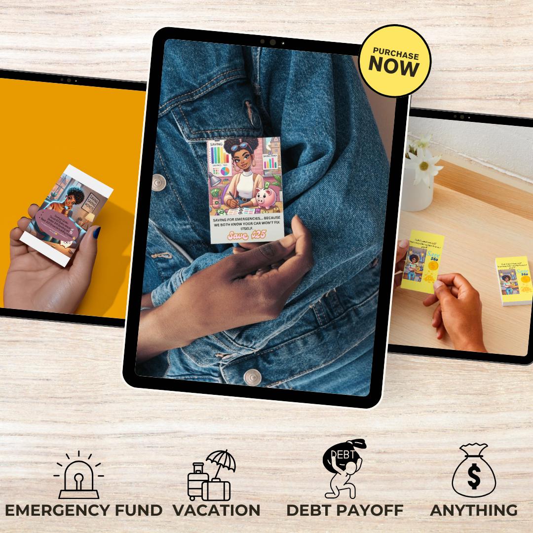 31-Pack Savings Challenge Cards: Fun & Easy Money-Saving Game for Budgeting, Financial Goals, and Building Wealth with Creative Challenges