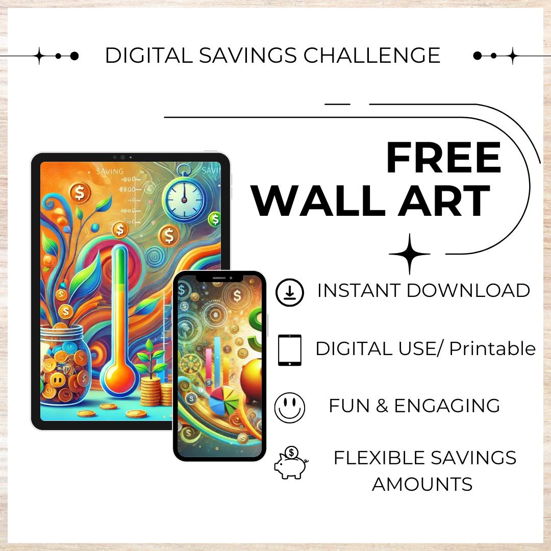 90-Day Savings Challenge Bundle | Save 10,000 in 3 Months | Printable Savings Tracker"